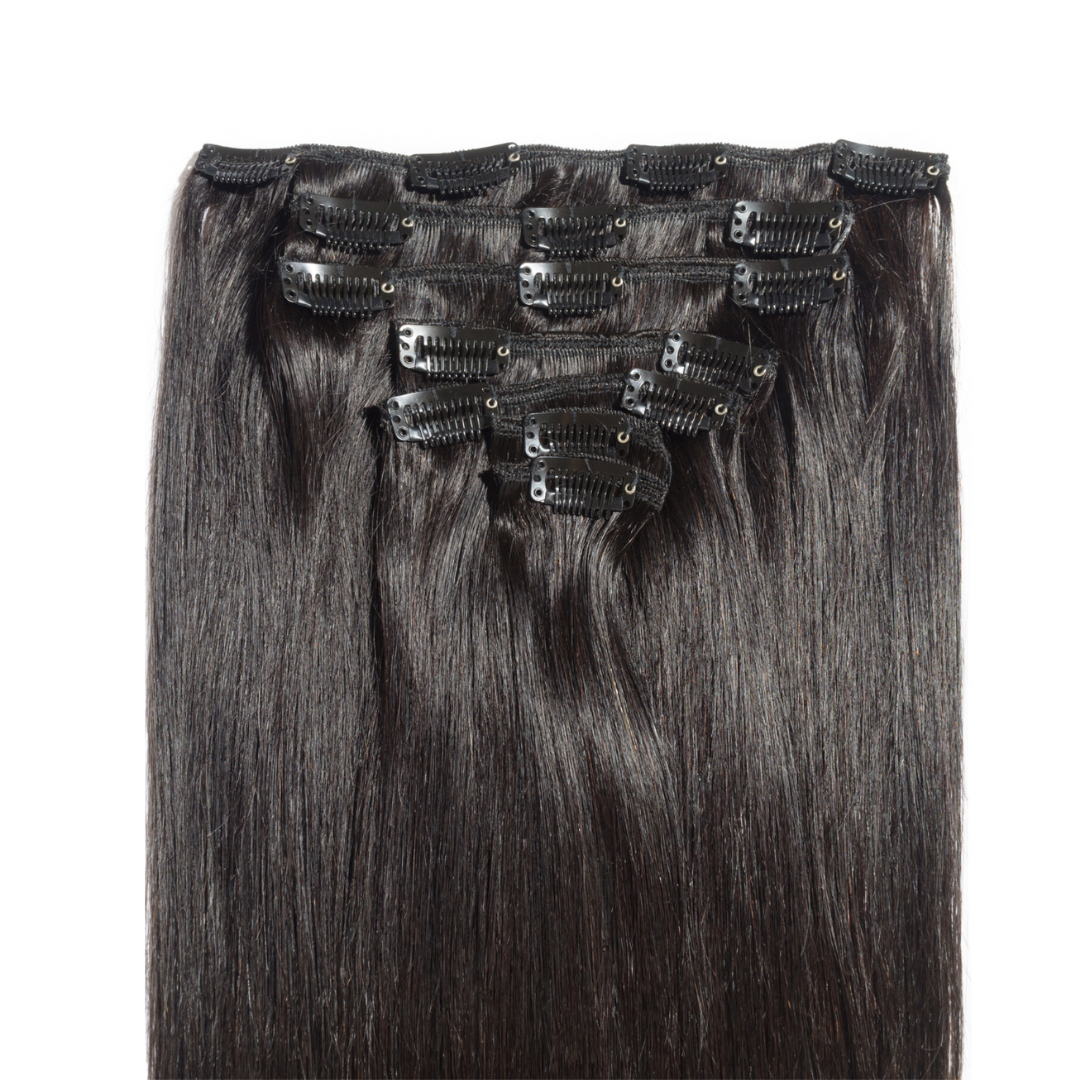 Extensiones de Clip Premium - Negro Intenso